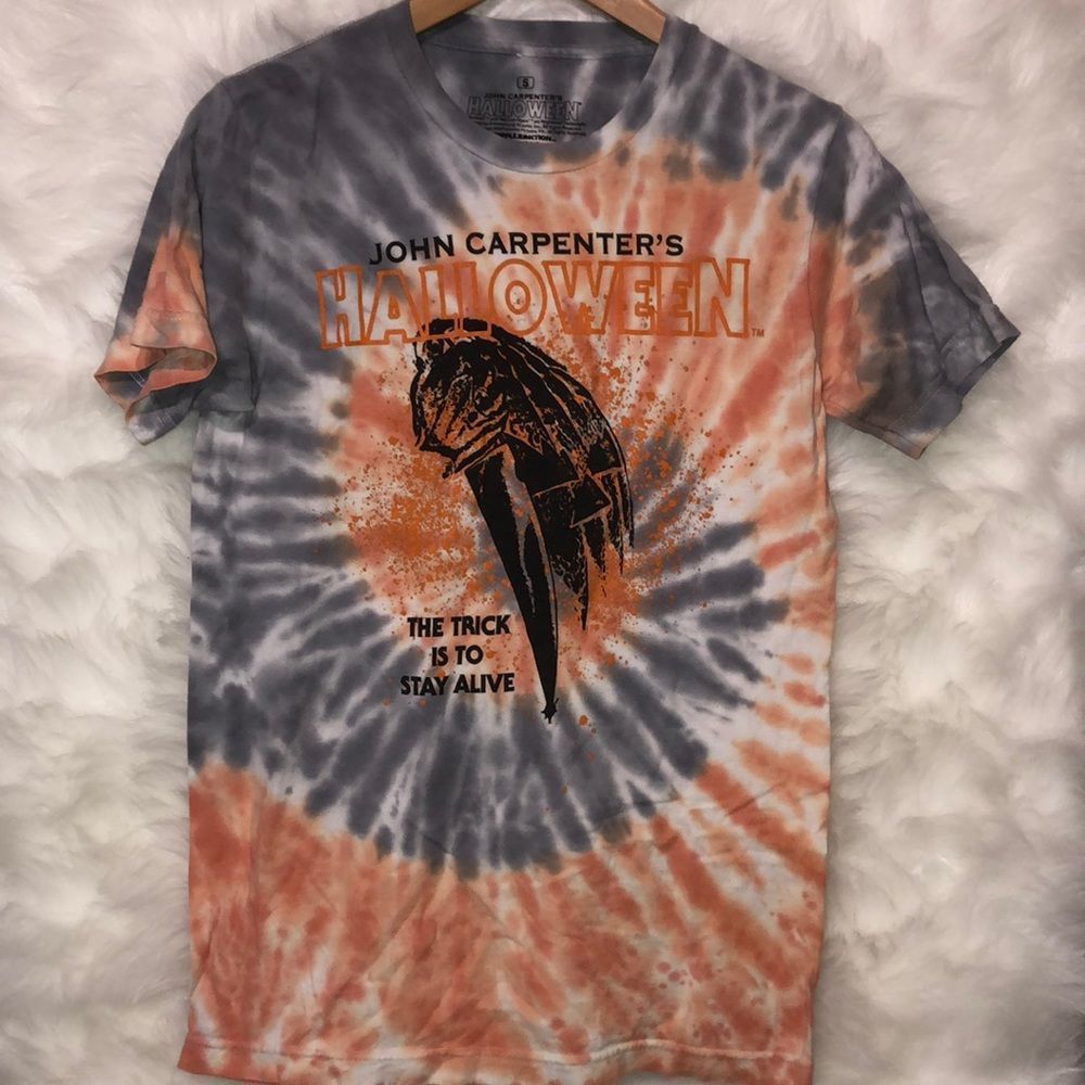 Tie dye Halloween movie tee
